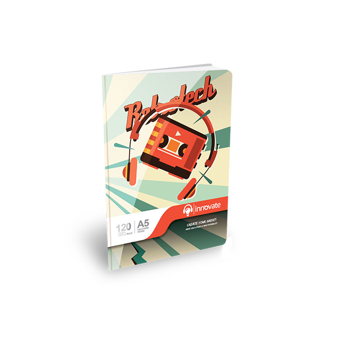 PF0013328 Innovate Book Exe Double Rule 120Pgs-0100 - SKU Changed - Image 1