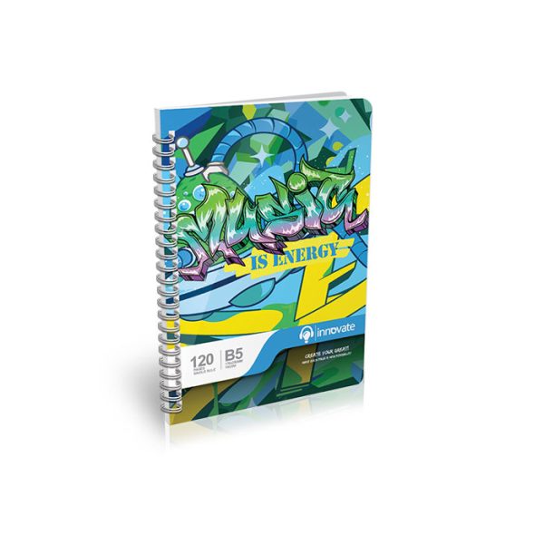 Innovate Book Spiral B5 Single Ruled 120Pg-0030