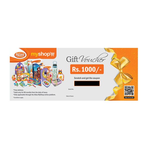 Atlas myshop Gift voucher Rs 1000