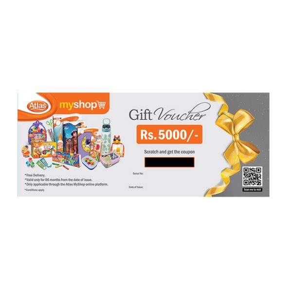 Atlas myshop Gift voucher Rs 5000