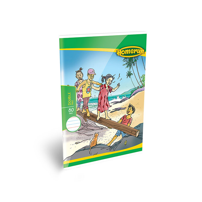 509292 Homerun Book Pra Double Rule 80Pg - Image 1